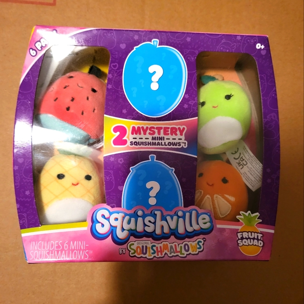 Squishmallow mini fruit squad